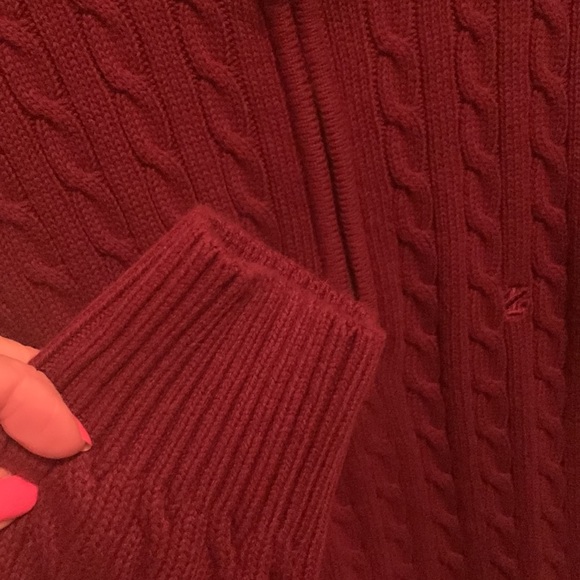 Mens IZOD zip sweater like new - Picture 4 of 6